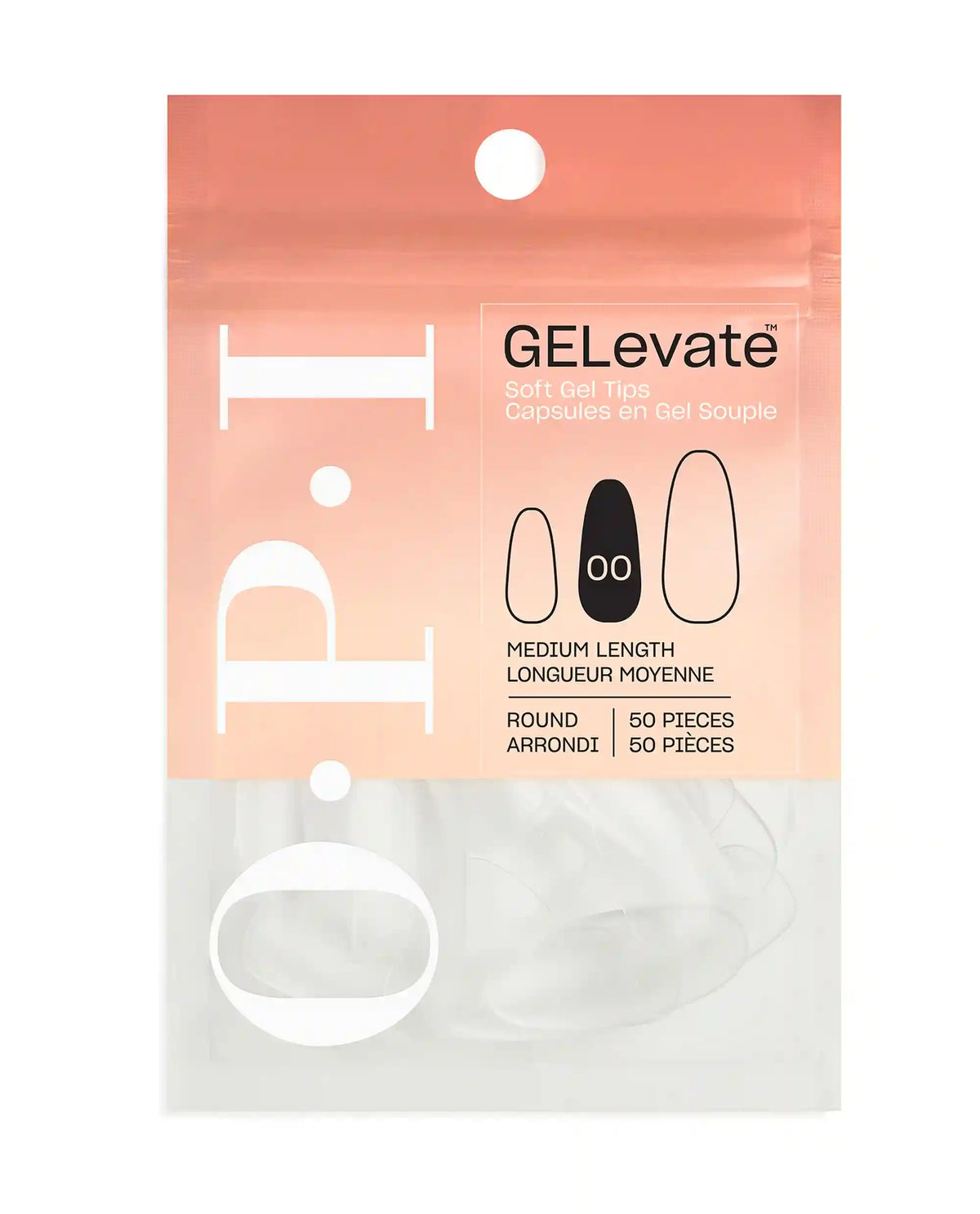 GELevate™ Soft Gel Tips - Square Shape Medium Length